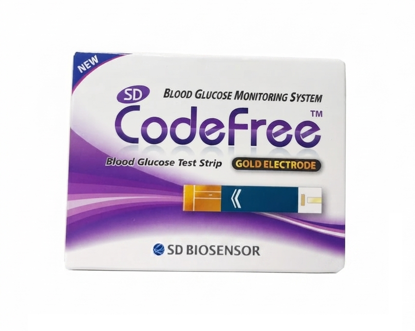 CODE FREE – Bandelettes de Test Glycémie – Boîte de 50