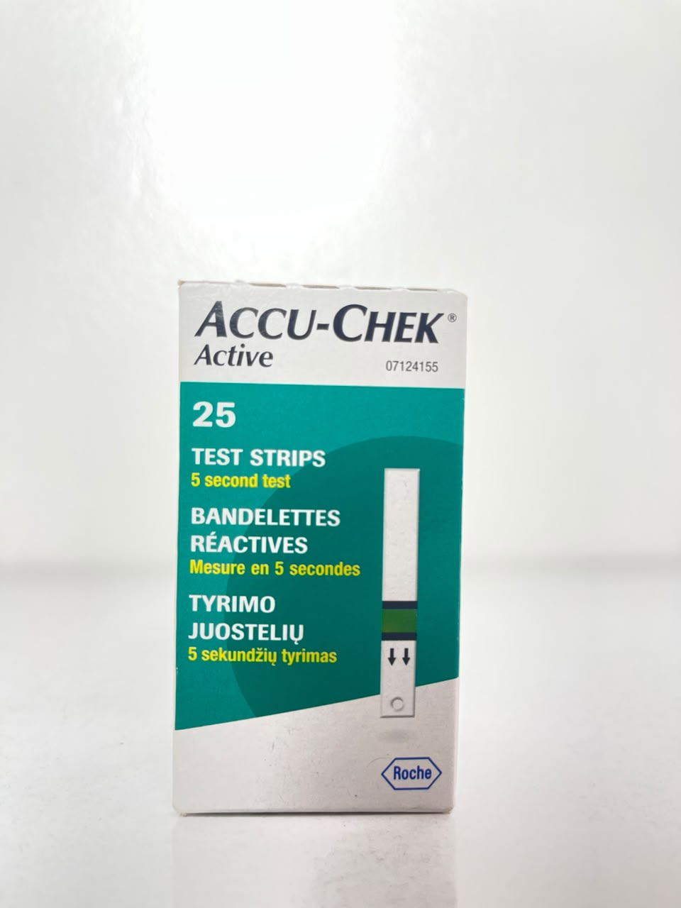ACCU-CHEK – Bandelettes de Test Glycémie – Boîte de 25