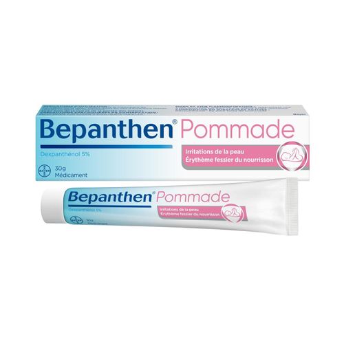 Crème - Bepanthen 5% - 30g - Hypoallergénique - Tous types de peau